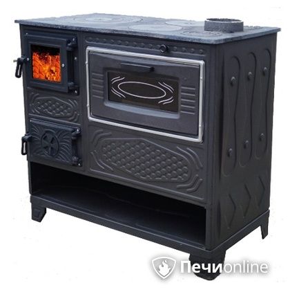 Отопительно-варочная печь МастерПечь ПВ-05С с духовым шкафом, 8.5 кВт в Лысьве